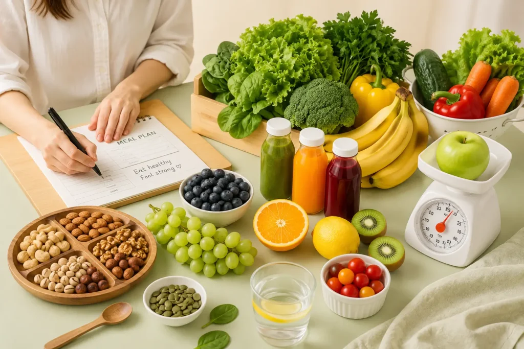 Nutrient-Dense Post-Op Meal Example – Rich in Healthy Fats, Lean Protein, and Antioxidants for Tissue Regeneration.