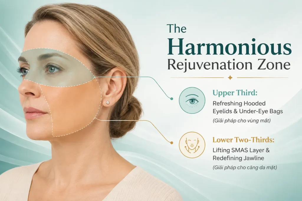 Combine a Facelift with Blepharoplasty 