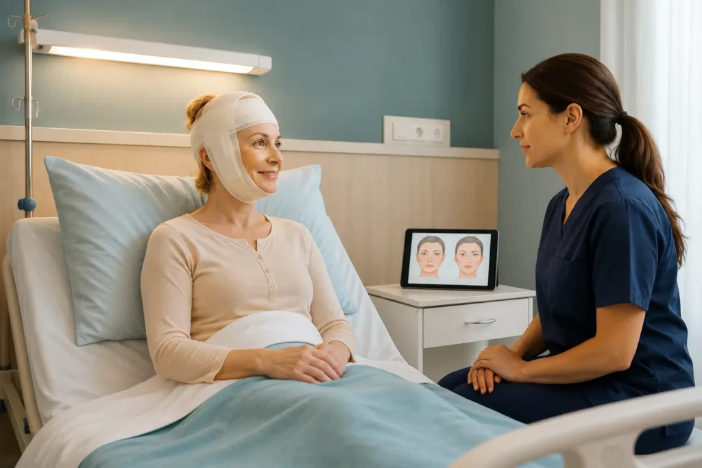 Personalized post-operative monitoring at ABmedi Team Clinic, ensuring a safe, supportive, and comfortable recovery window.
