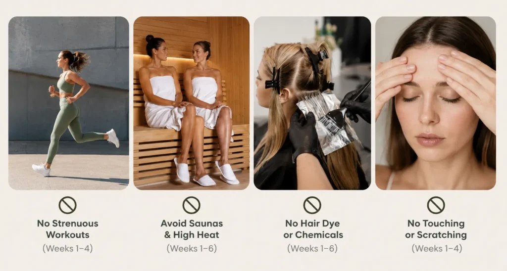 What to Avoid After a Forehead Lift 